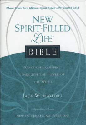 NIV New Spirit Filled Life Bible B/L Black - Jack Hayford